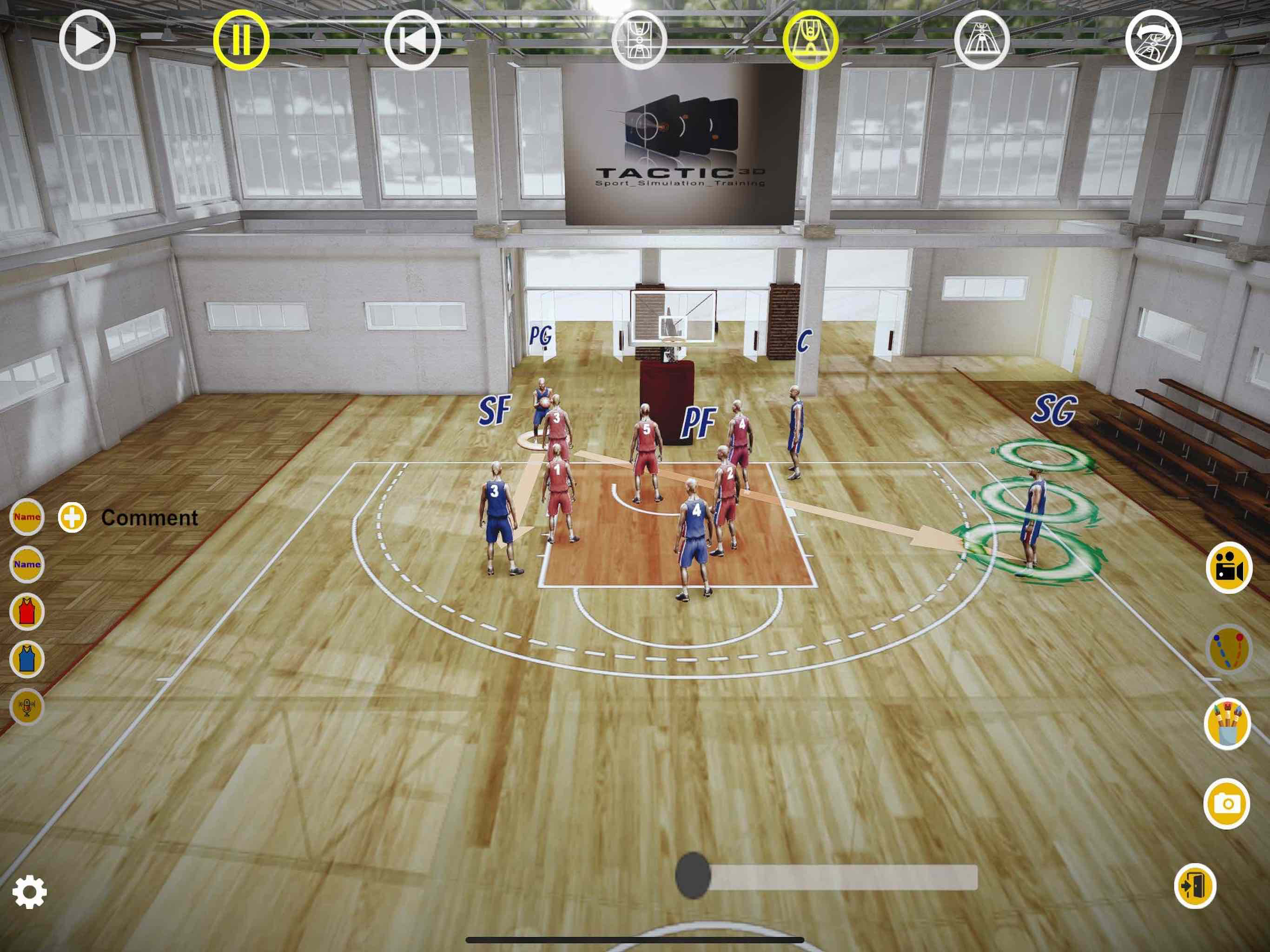 Basketball 3D playbook