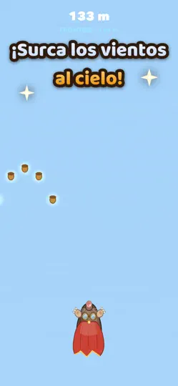 Captura de pantalla de The Amazing Flying Moles en iPhone 3