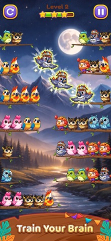Bird Sort 3: Color Puzzle iPhone screenshot