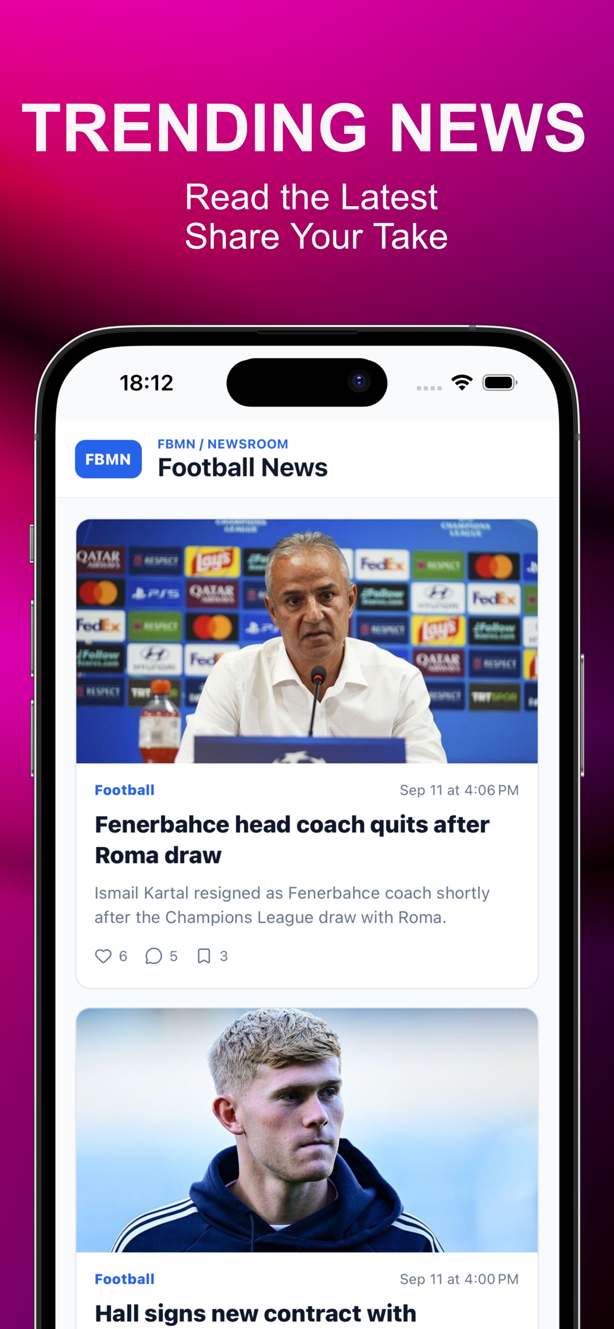 Screenshot 2 of FBMN-Sport Matches & News