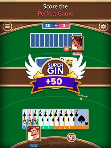 Gin Rummy Classic - Card Game iPad screenshot