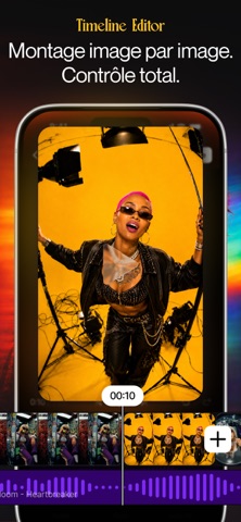 Clips musicaux par IA : Yuna iPhone screenshot 4