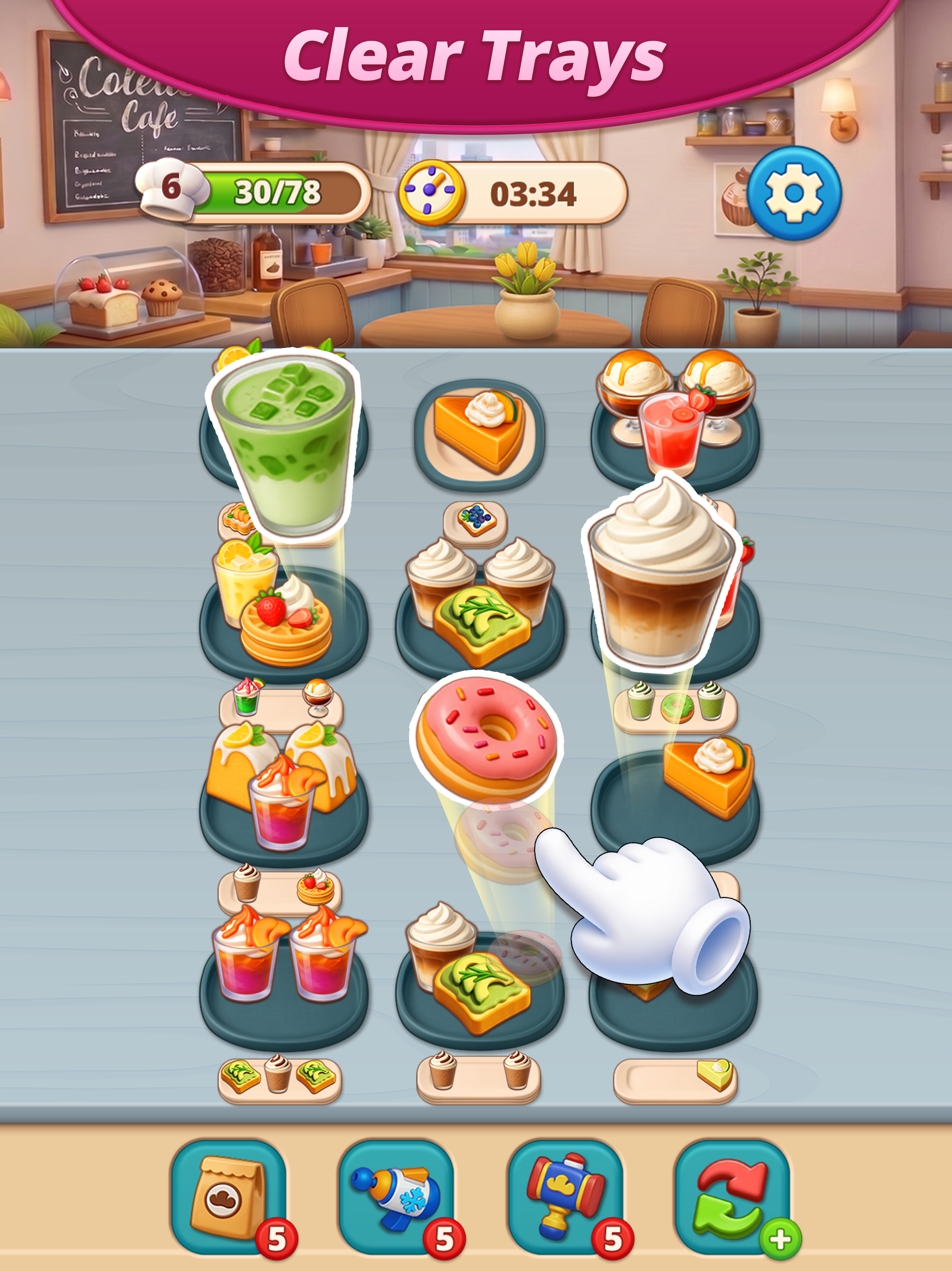 Bakery Rush: Sort Puzzle