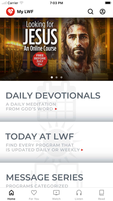 Screenshot #1 pour Love Worth Finding Ministries