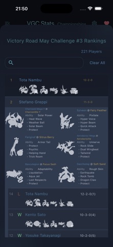 VGC Stats Screenshot 6 of 7