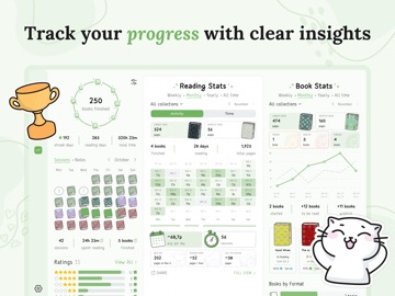 Leero: Book & Reading Tracker iPad screenshot 3