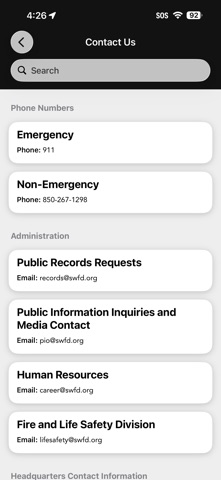 South Walton Fire District Screenshot 2 of 3