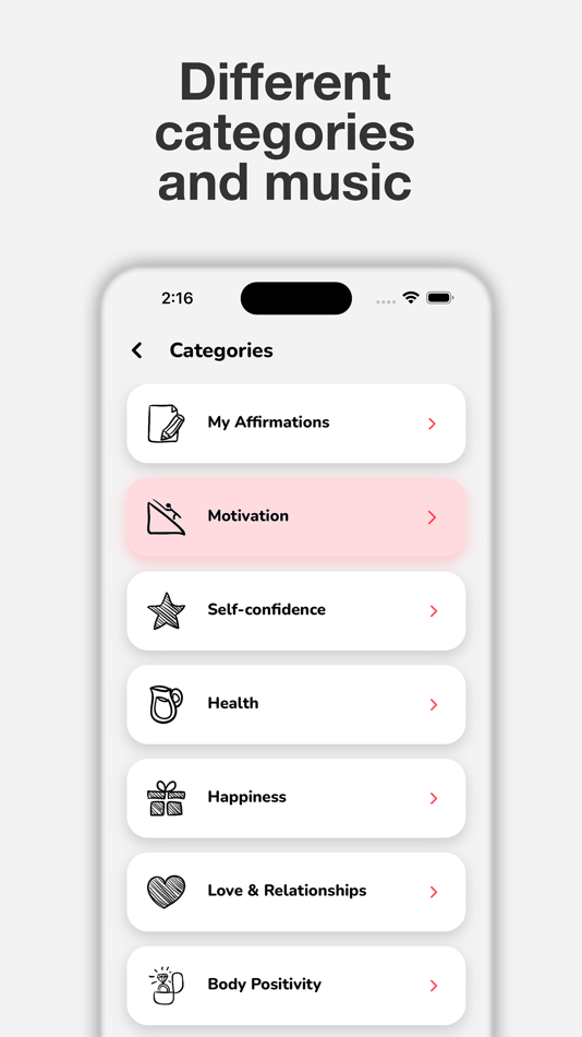 #4. Daily Affirmations Mirror (iOS) Bởi: Olena Gotsulyak