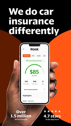 Root: Better car insurance screenshot 1