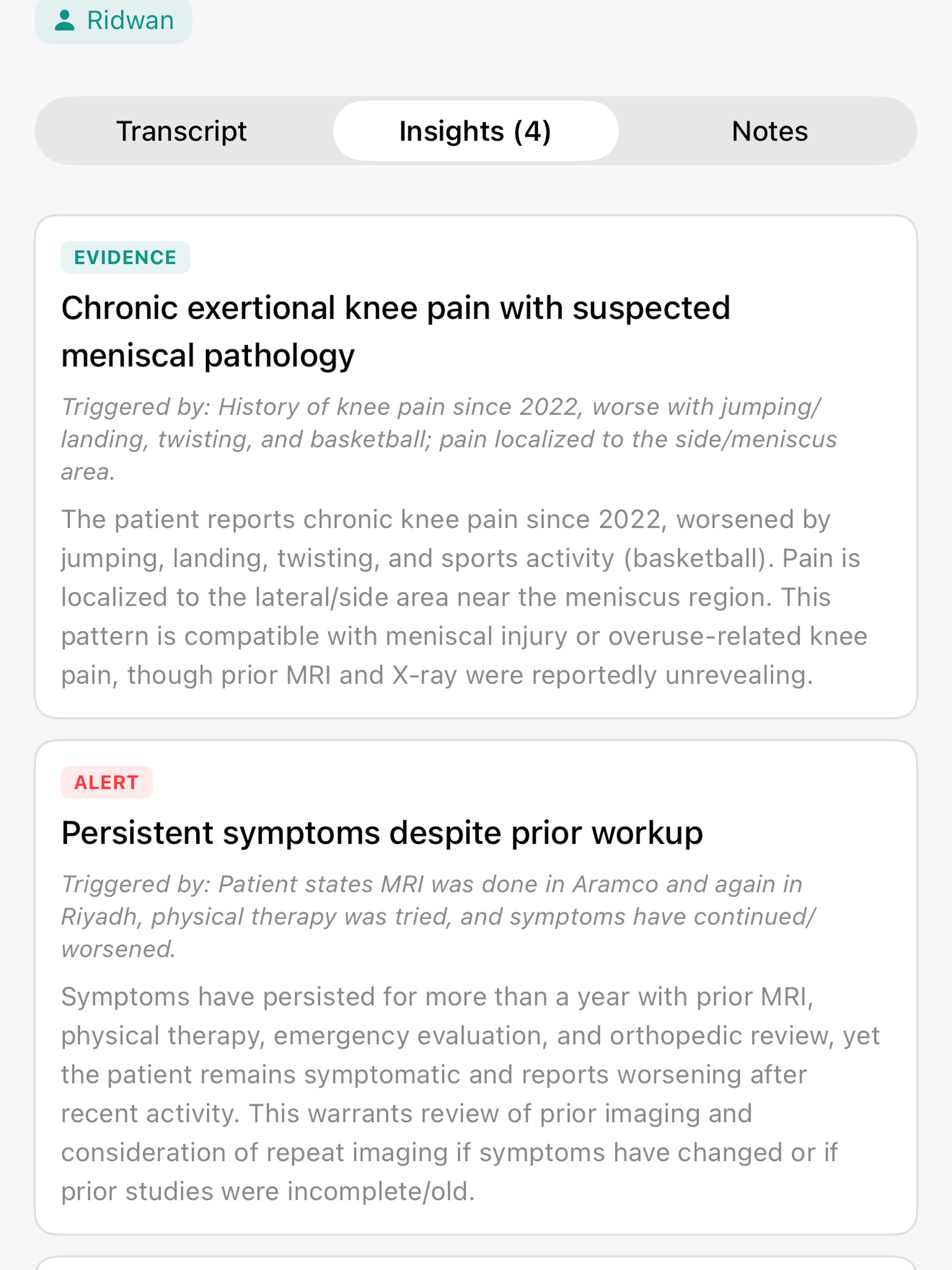 DrAI - Clinical AI
