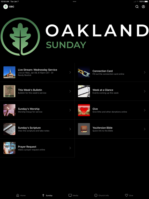 Screenshot #5 pour Oakland Baptist Church (OBC)