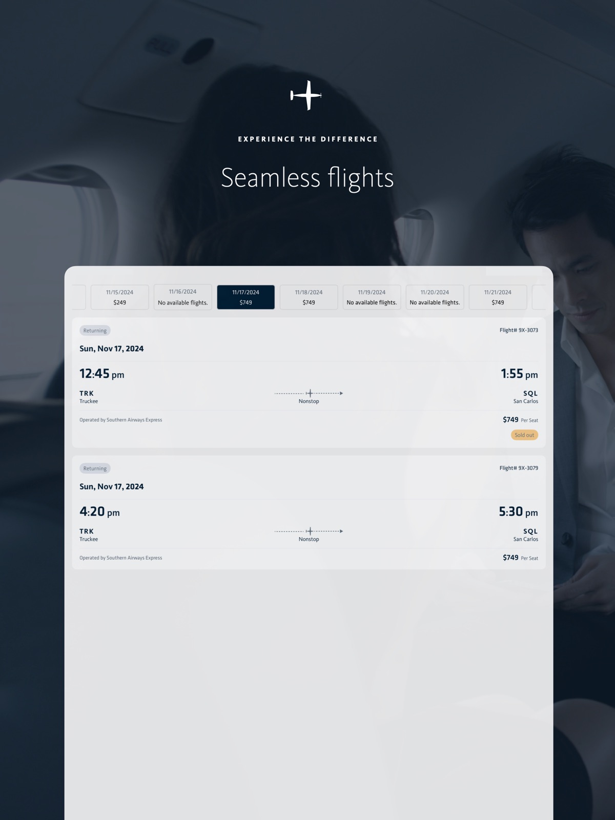 Surf Air ipad screenshot 4