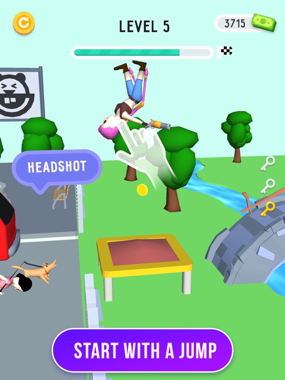 Ragdoll Breaking Bones Game iPad screenshot