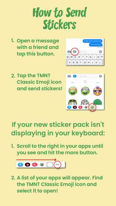 TMNT: Classic Emojis Screenshot