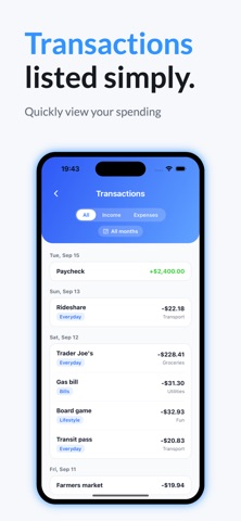 TapSheet: Budget App iPhone screenshot 5