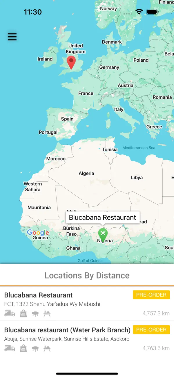 Screenshot #2 pour BluCabana Restaurant