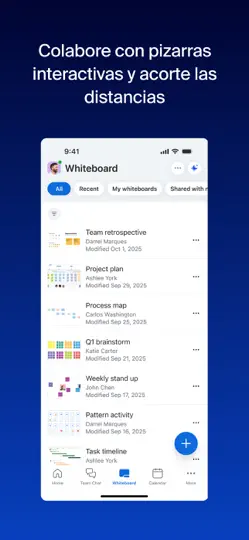 Captura de pantalla de Zoom Workplace en iPhone 5