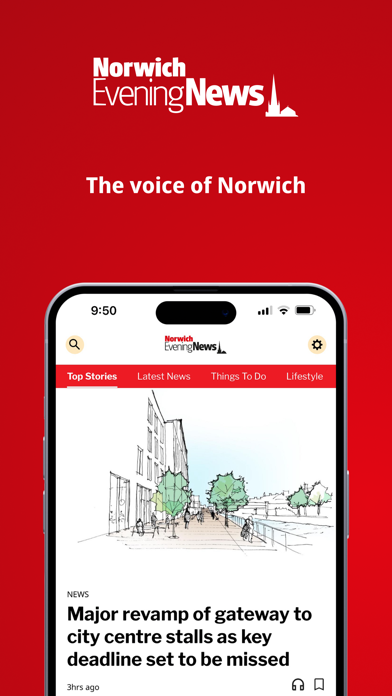 Norwich Evening News Screenshot