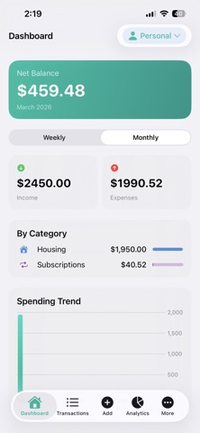 BudgetFlo Screenshot 1 of 4