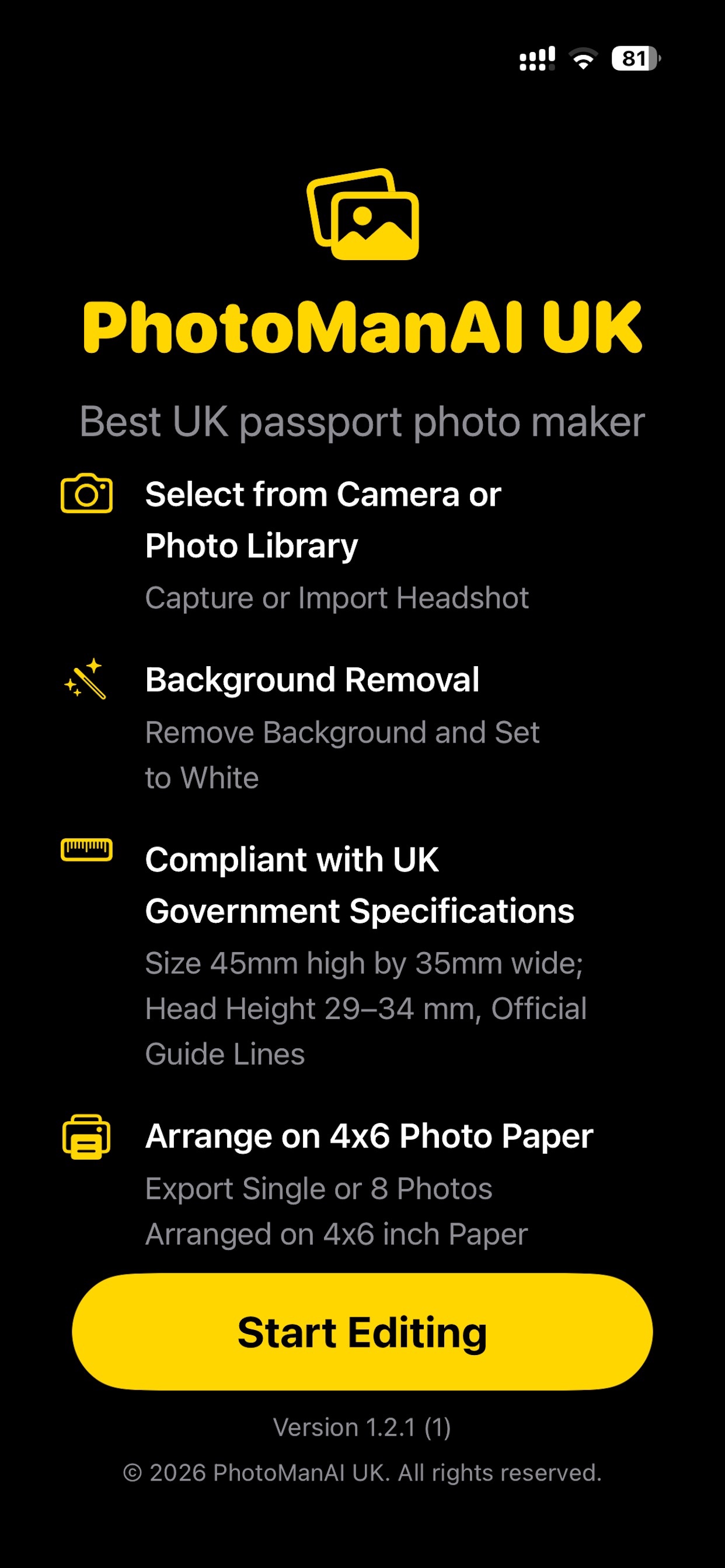 PhotoManAI UK screenshot 2