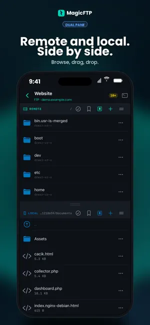MagicFTP: SFTP & FTP Client screenshot 4