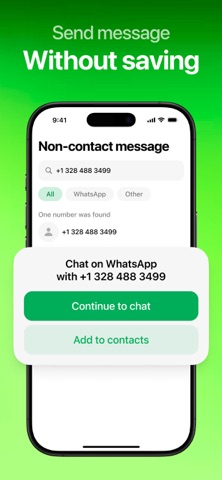 WhatsApp的第二个号码 screenshot