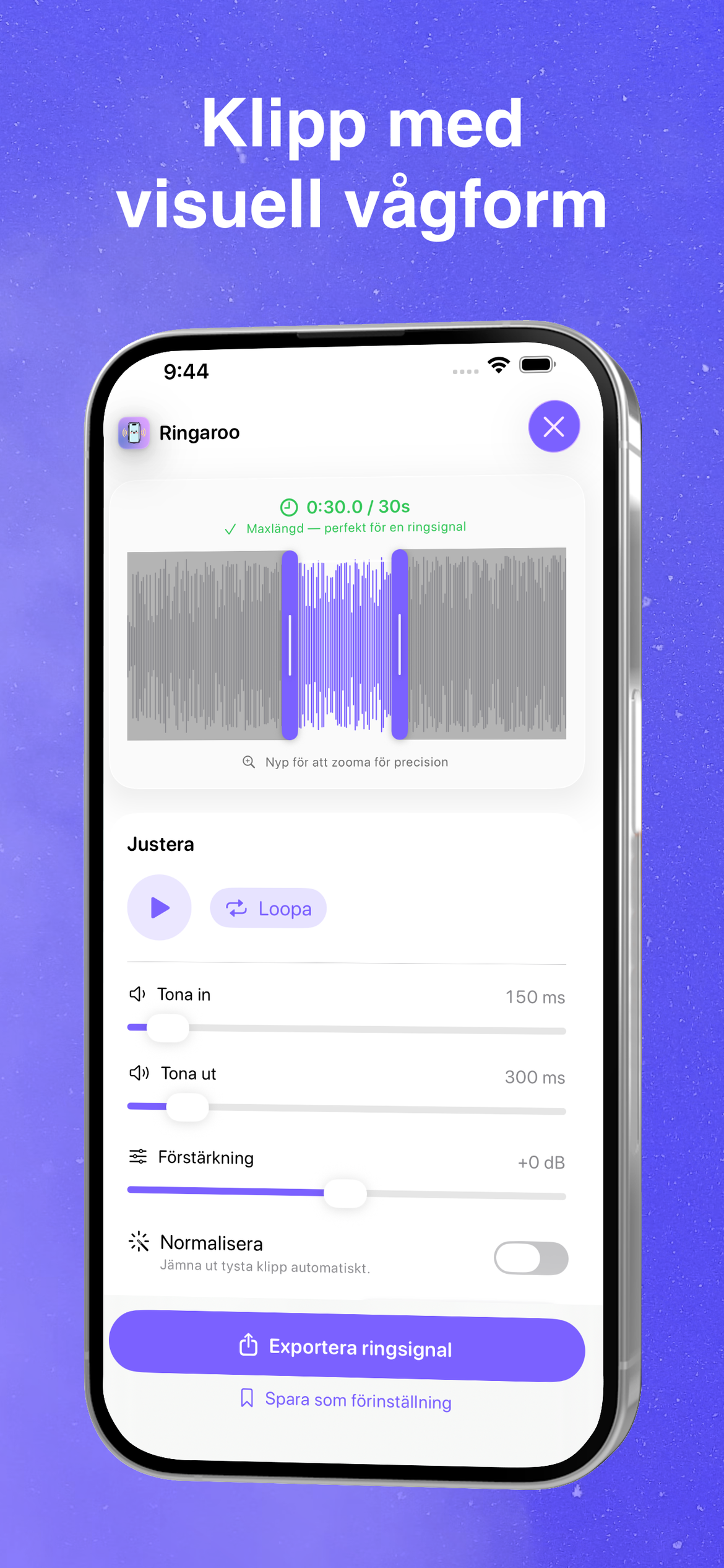 Ringaroo app screenshot 2