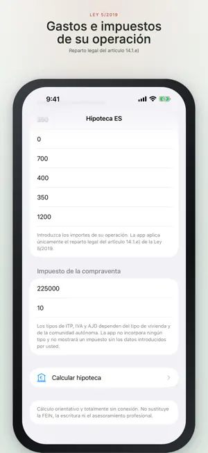 Hipoteca ES: Calculadora screenshot 3