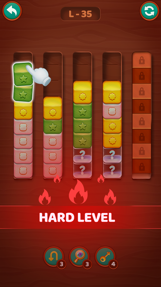 #6. Wood Sort 3D : Color Block Puz (iOS) 게시자: Rolling Panda