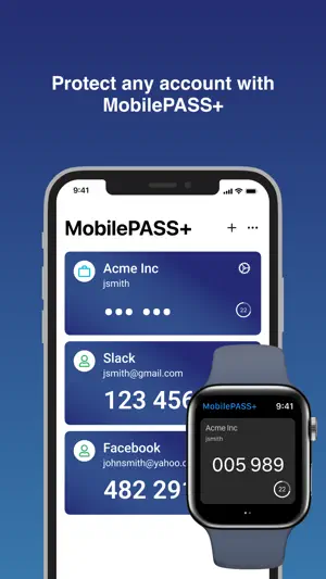 SafeNet MobilePASS+ screenshot 1