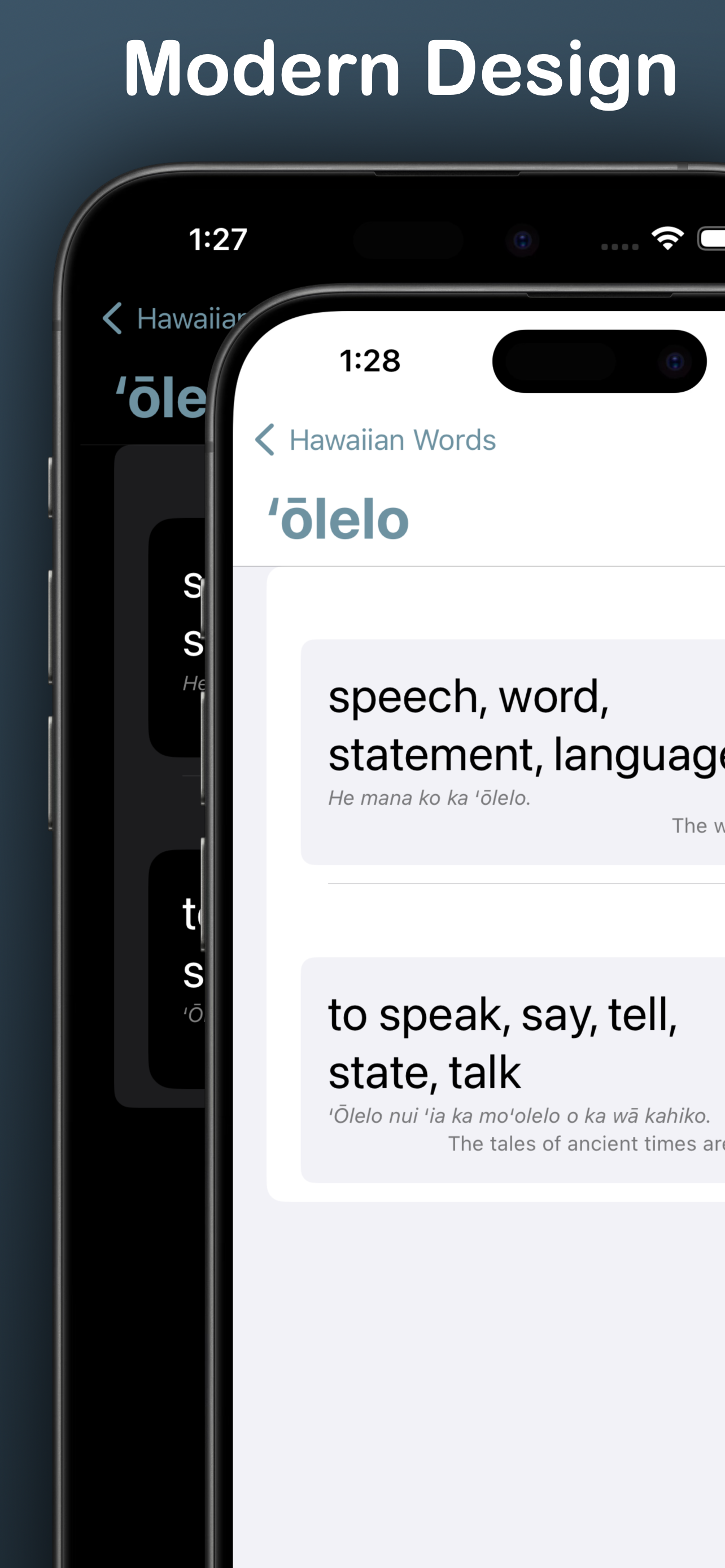 Hawaiian Vocab
