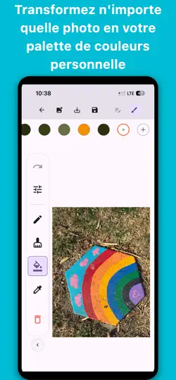 Capture d'écran de Pick-to-Draw: Palette Photo sur iPhone 2