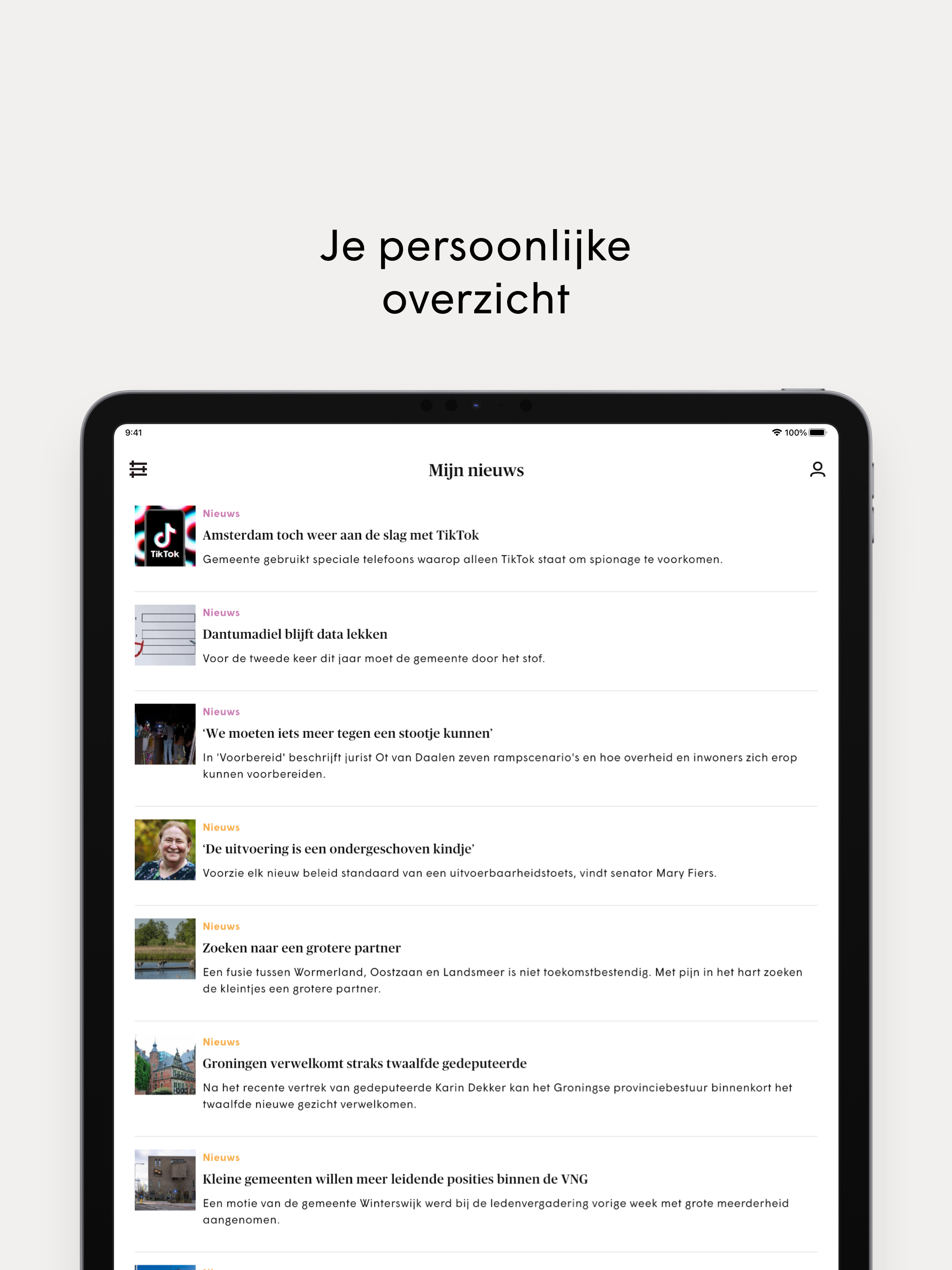 Binnenlands Bestuur Nieuws App screenshot 11