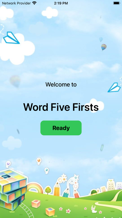 Word Five Firsts Screenshot