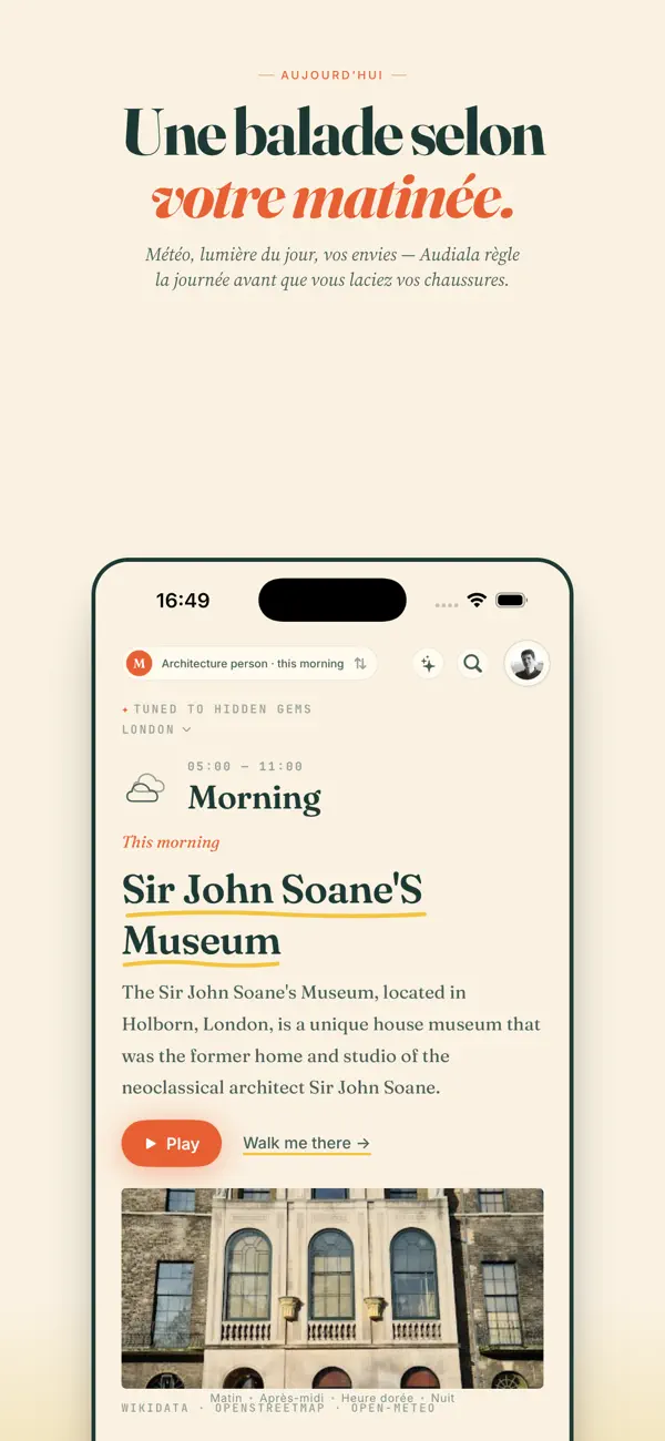 Screenshot #3 pour Audiala : Audioguide IA