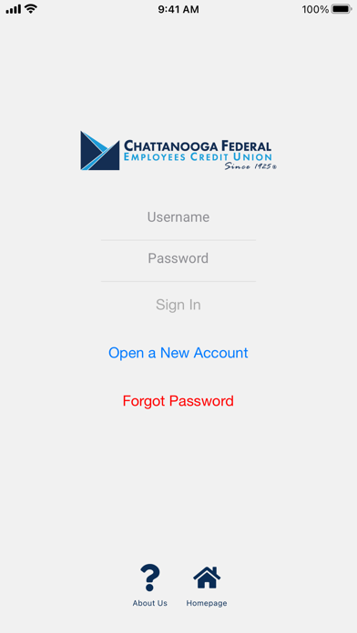 Chattanooga Federal ECU Screenshot