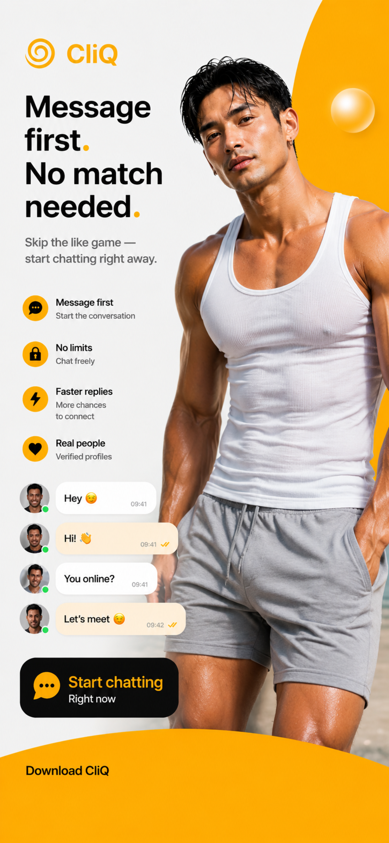 CliQ - Gay Dating, Chat & Meet screenshot 3