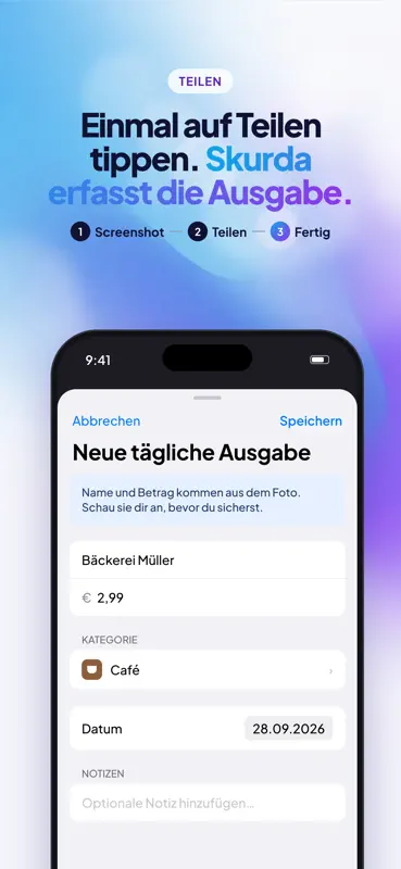 Skurda - Haushaltsbuch Budget screenshot 7 of 10