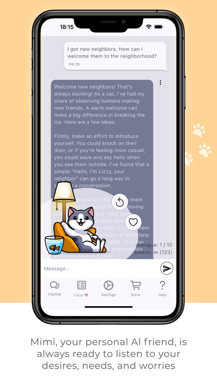 Cat Mimi - AI friend