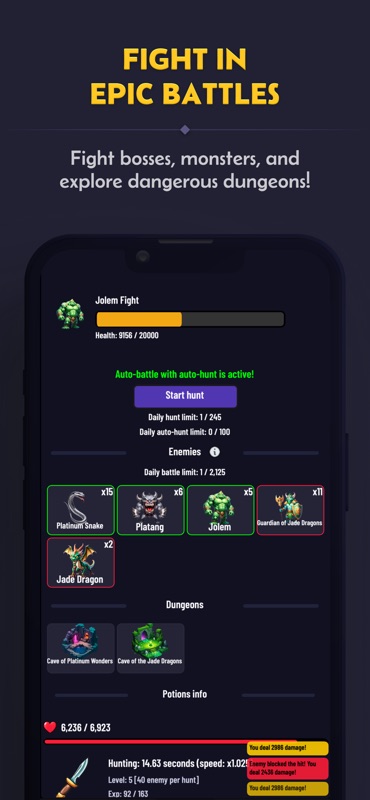 Idle Rising - Online Idle RPG screenshot 6