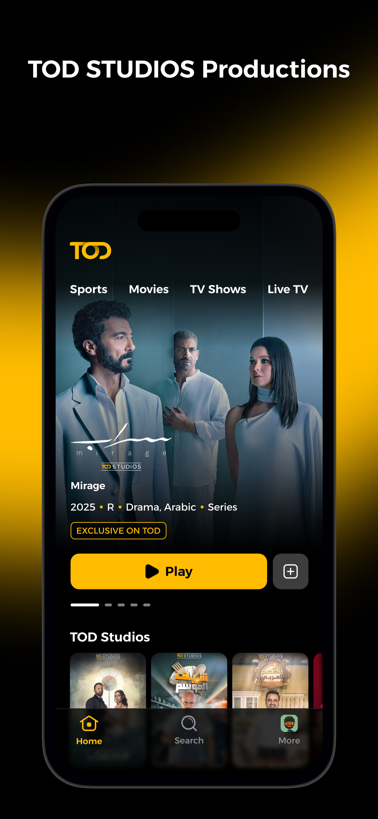 TOD - Stream Sports & Movies