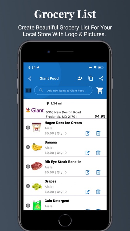 Grocery Listing App screenshot-3