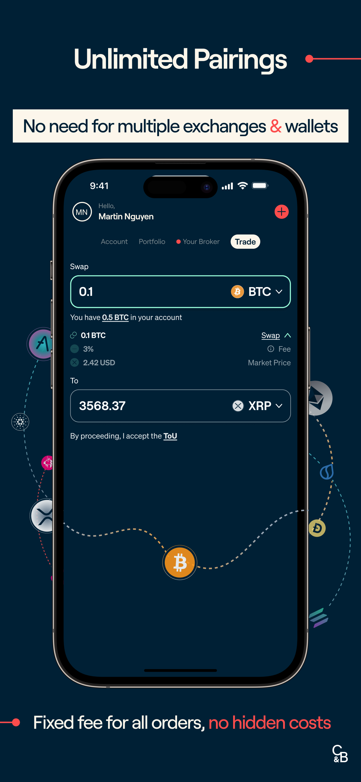 Caleb & Brown, Crypto Broker