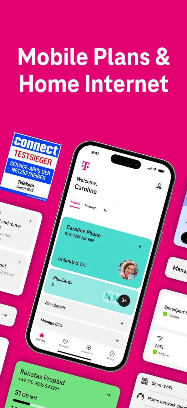Screenshot #1 pour MeinMagenta: Handy & Festnetz