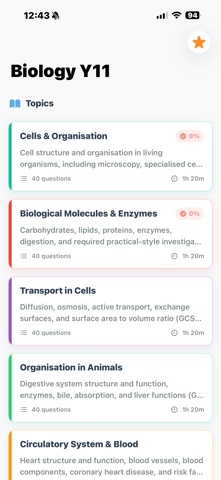 Biology Y11 screenshot