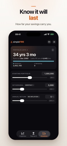 simpleFIRE: FIRE Calculator Screenshot 3 of 7