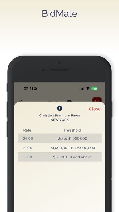 BidMate Screenshot