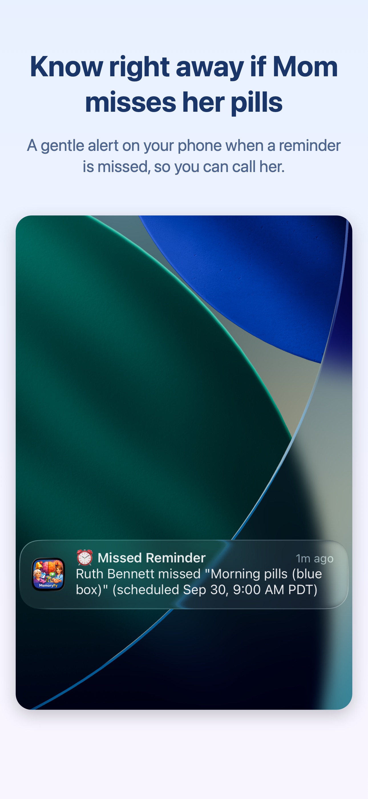 Screenshot 1 of MemoryFy: Dementia Care Helper