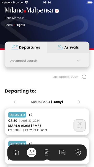 Milan Airports Screenshot
