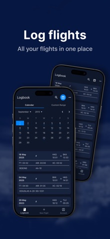 LogOOOI - Pilot Logbook iPhone screenshot